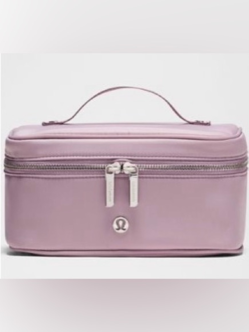 *NWT* lululemon athletica Lotus Lavendar/Wacky khaki/silver cosmetic Case 3.5l